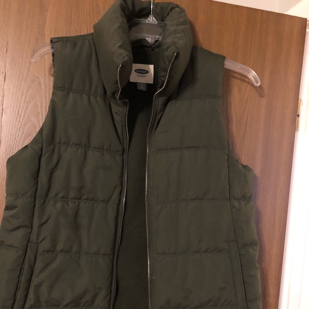 Old Navy Army Green Puffer